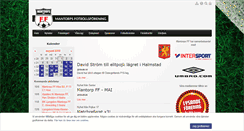 Desktop Screenshot of mantorpsff.com